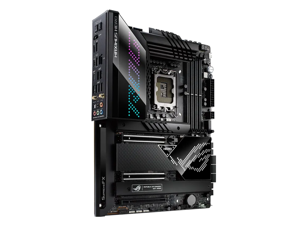 نورپردازی Aura Sync مادربرد ROG MAXIMUS Z690 HERO